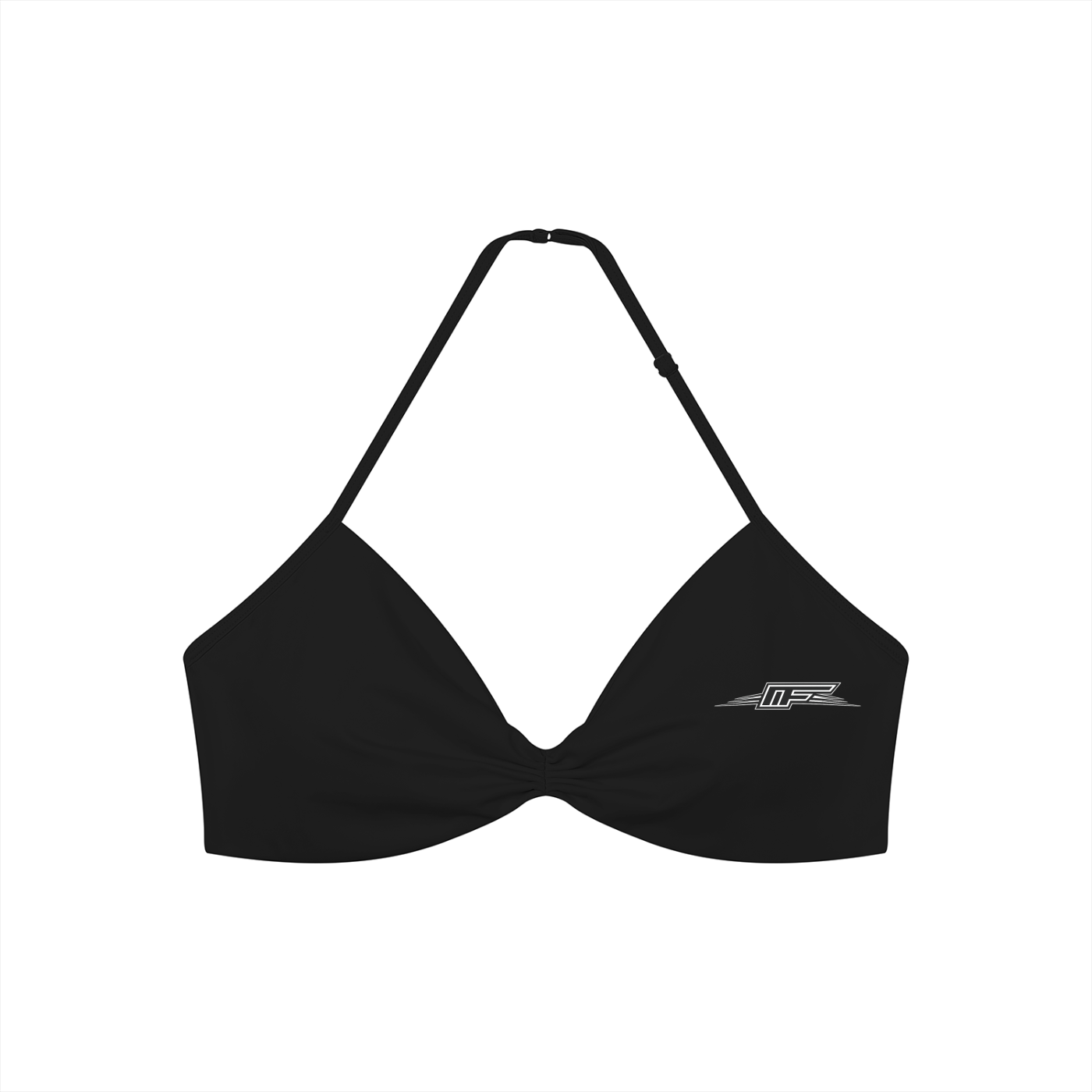 Womens Ruched Halter-Neck Sports Bra: Elevate Comfort and Style During Workouts