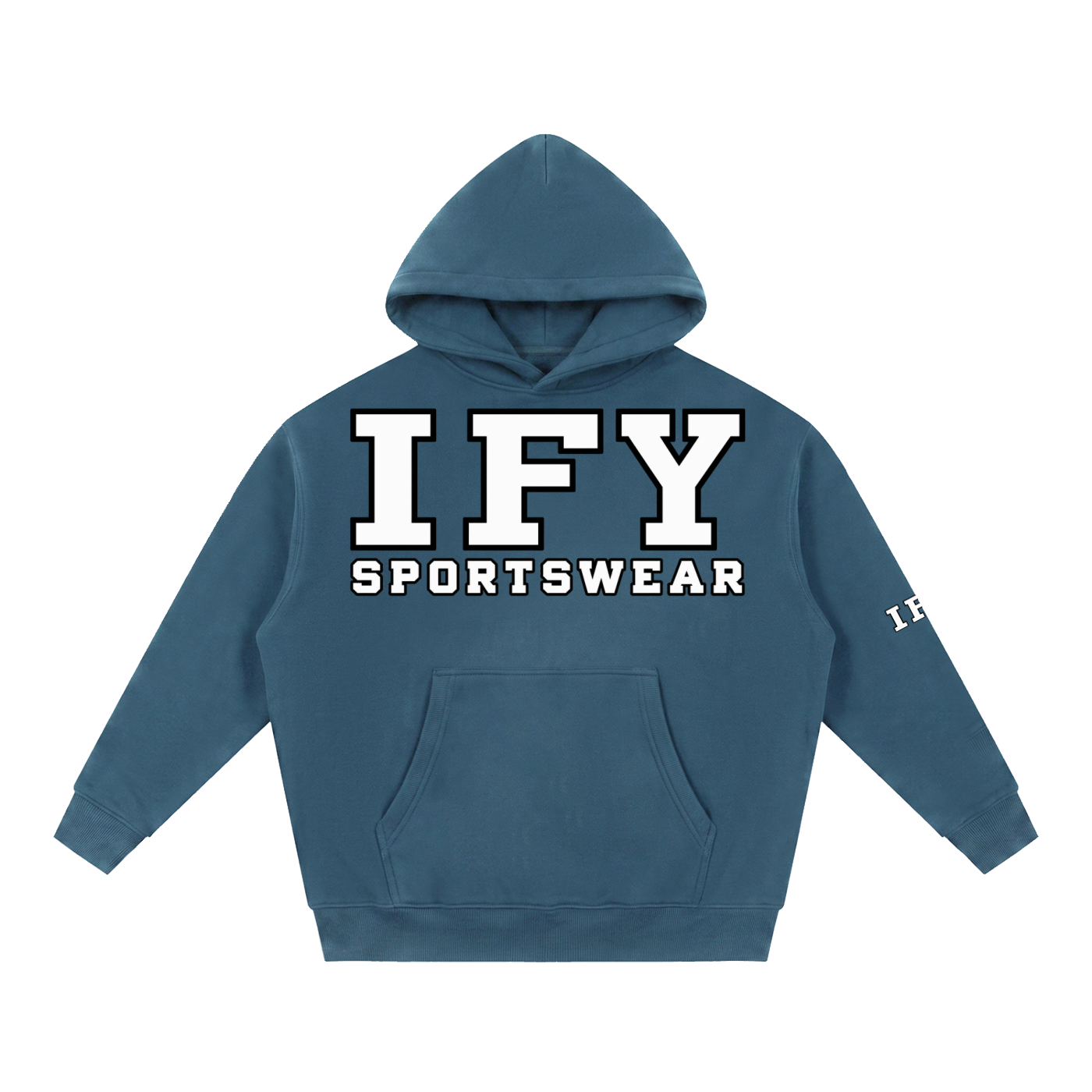 Essential Oversized Boxy Fit Fleece Hoodie