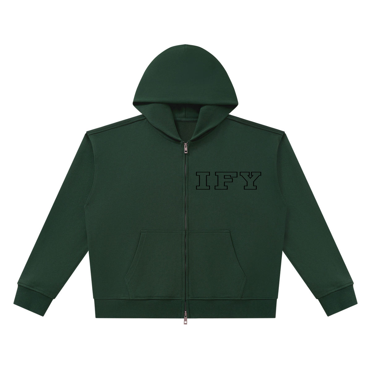 Heavyweight Cotton Full-Zip Hoodie