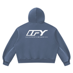 Unisex Vintage Wash Boxy Fleece Hoodie