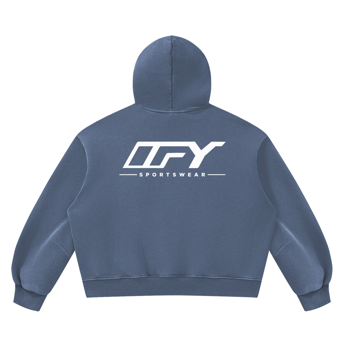 Unisex Vintage Wash Boxy Fleece Hoodie
