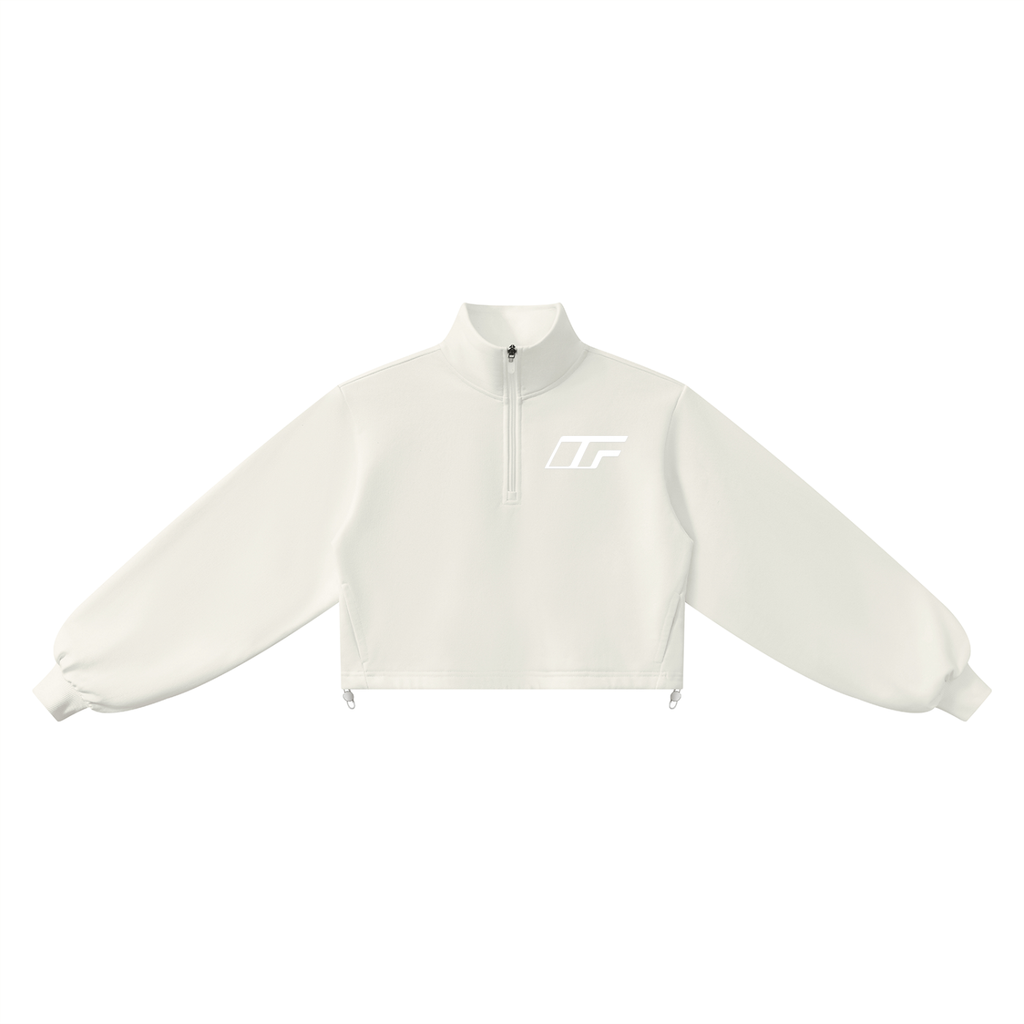 Elevate Your Style with Our Women's Quarter-Zip Sweatshirt