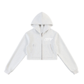 Stylish Cropped Zip-Up Hoodie for Women – Elevate Your Everyday Look
