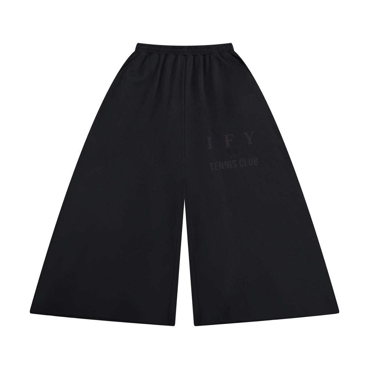 Women’s Raw-Edge Wide-Leg Sweatpants