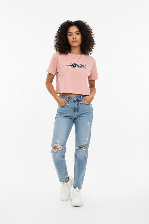 Snow Washed Crop Top