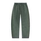 Unisex Vintage Wash Barrel Leg Fleece Sweatpants
