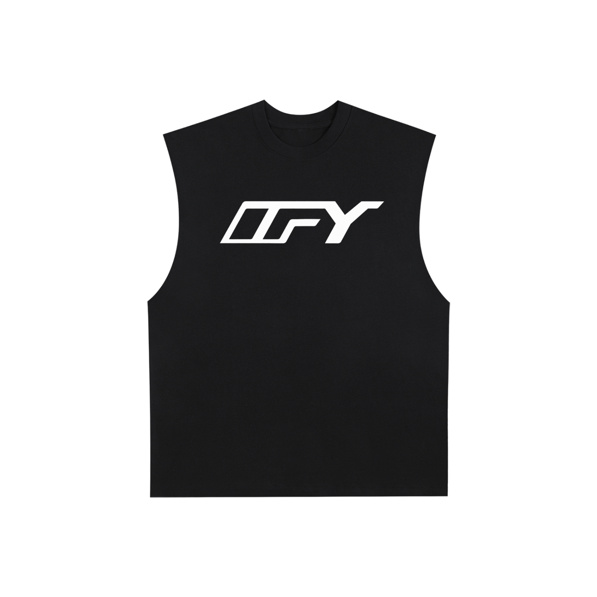 Raw Edge Cotton Tank Top