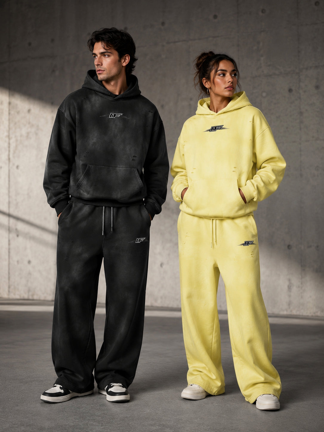 Unisex Frayed Fleece Hoodie - Elevate Your Casual Wardrobe