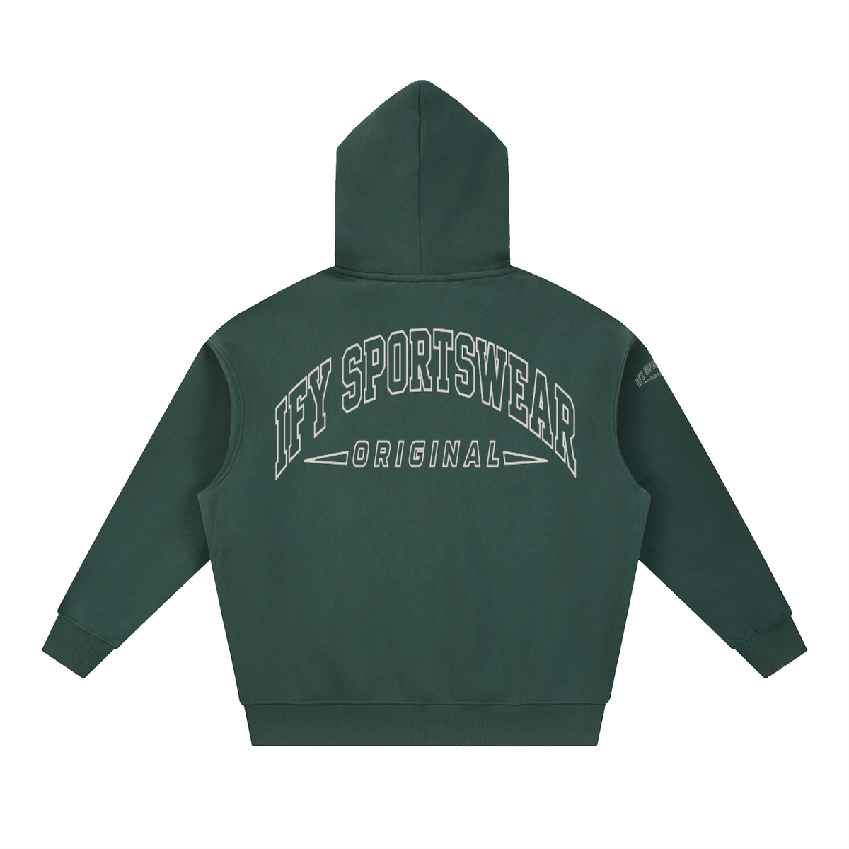 Oversized Boxy-Fit Fleece Hoodie