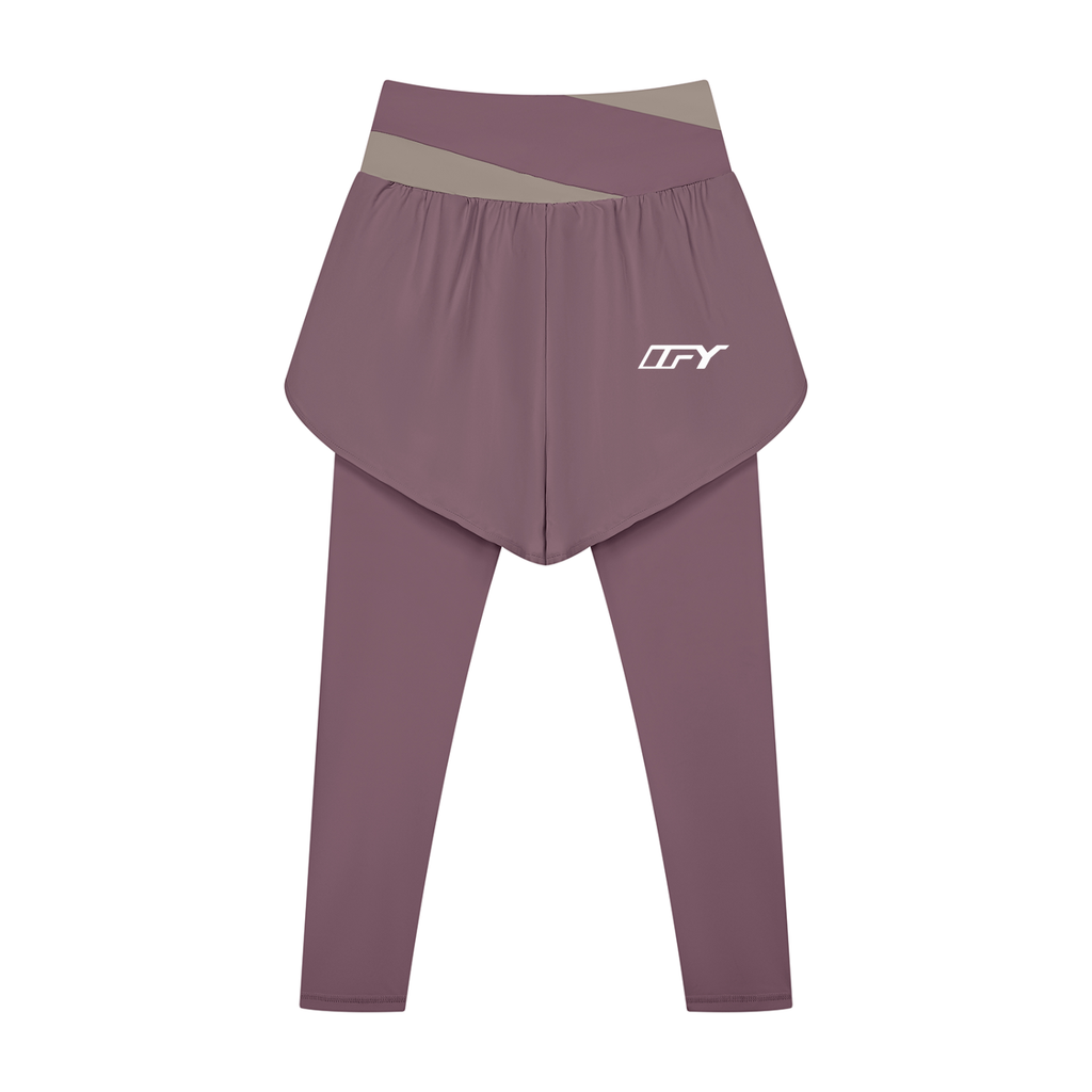 Women's Paneled High Waisted Yoga Leggings