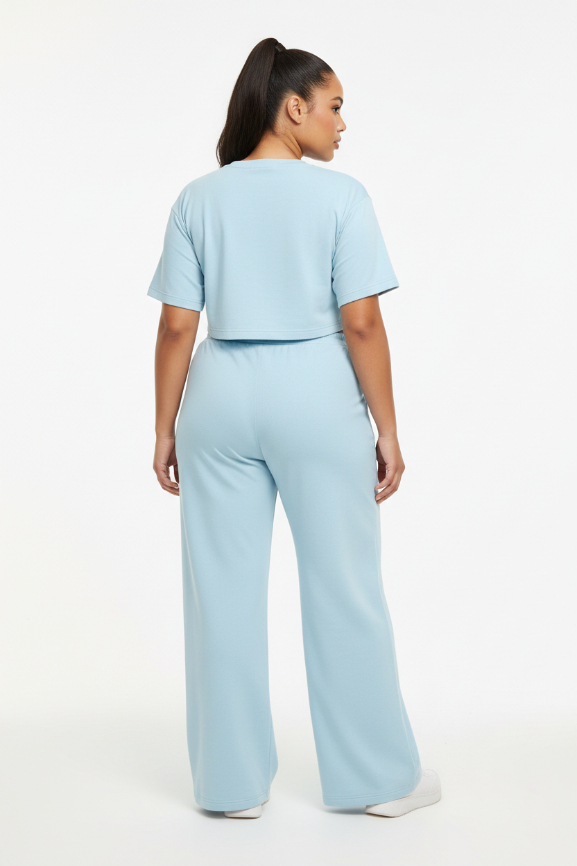 Women's Wide Leg Fleece Sweatpants