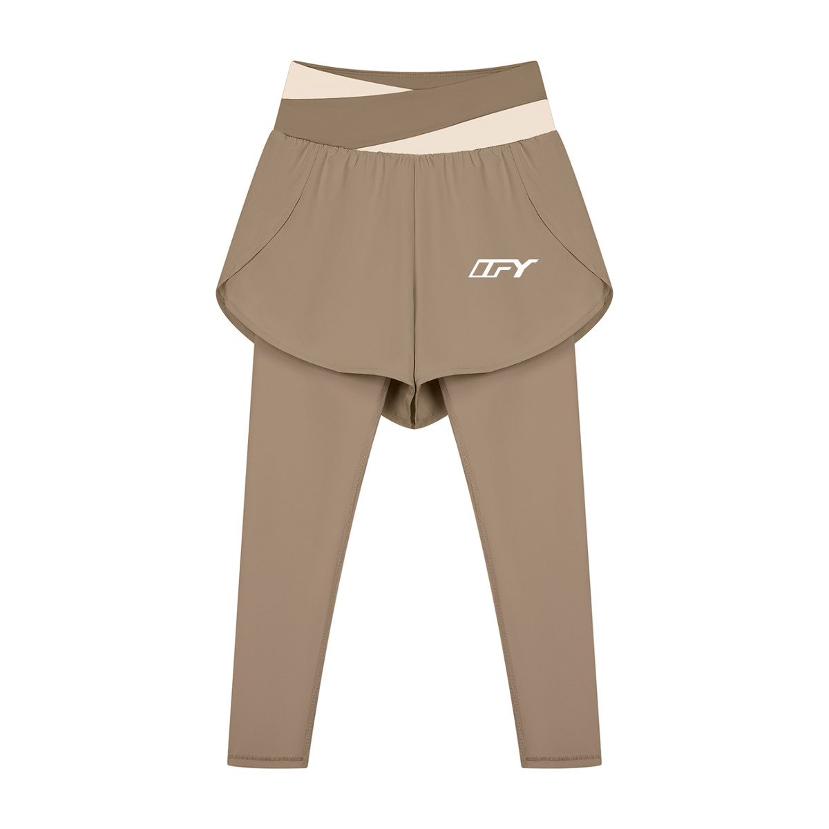 Women's Paneled High Waisted Yoga Leggings