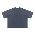 Unisex Mineral Wash Boxy Waffle T-Shirt