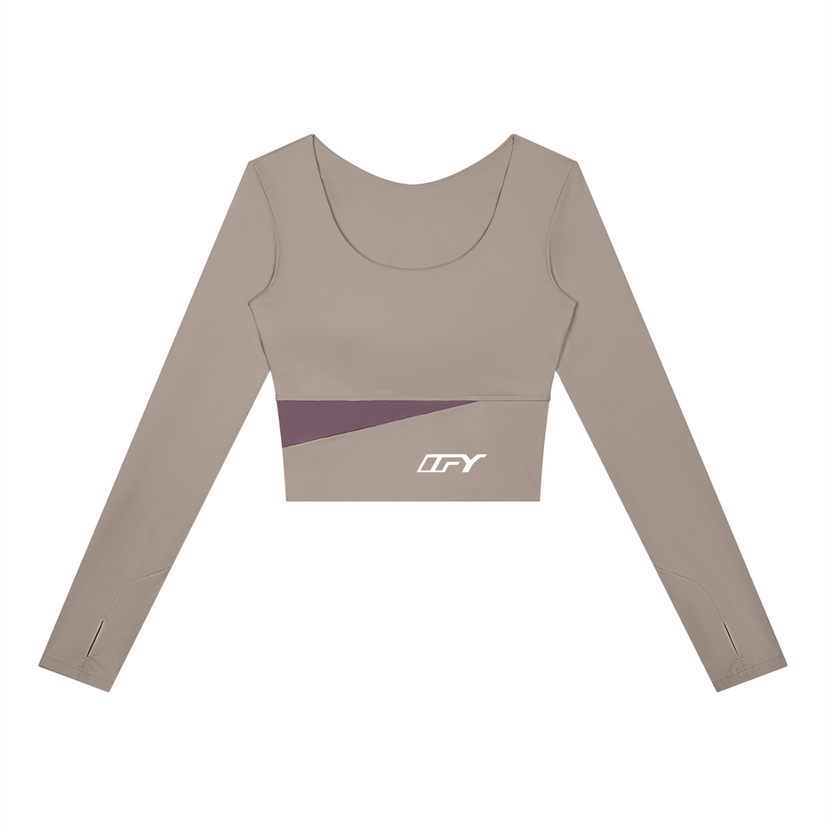 Women's Panelled Long Sleeve Yoga T-Shirt