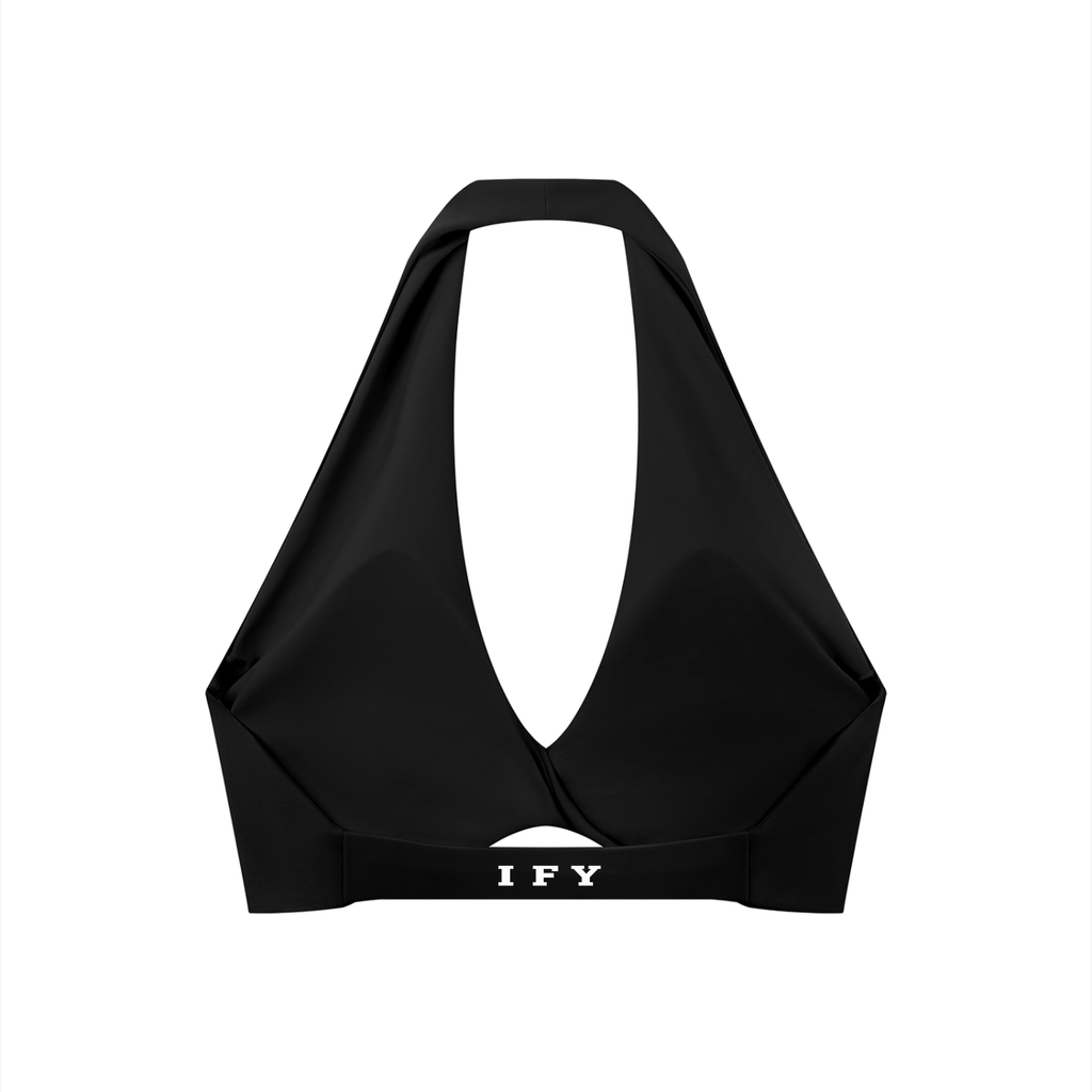 Elevate Your Workout with Our Women's Halter Sports Bra
