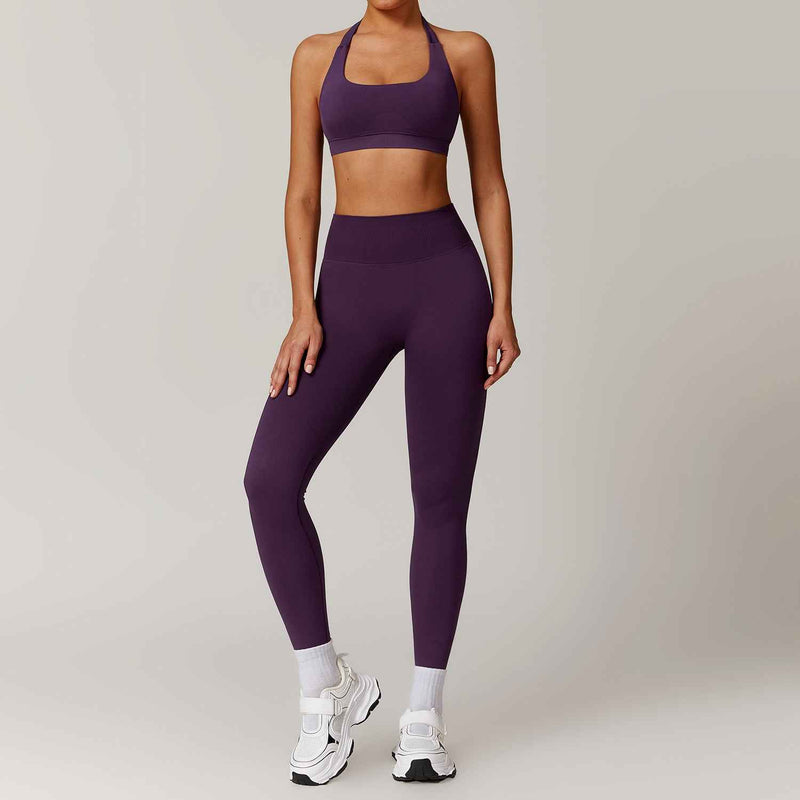 IFY Sports Stand Collar Zipper Yoga Exercise Running Outfit
