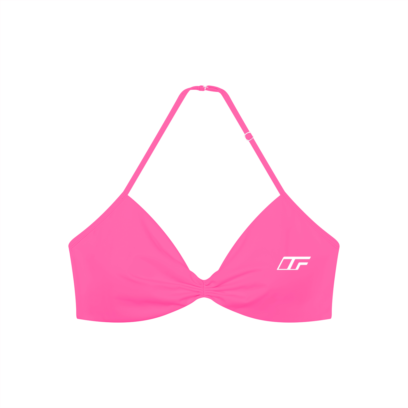 Elevate Your Workout with Our Women's Ruched Halter-Neck Sports Bra