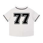 Contrast Piped Button-Up Jersey