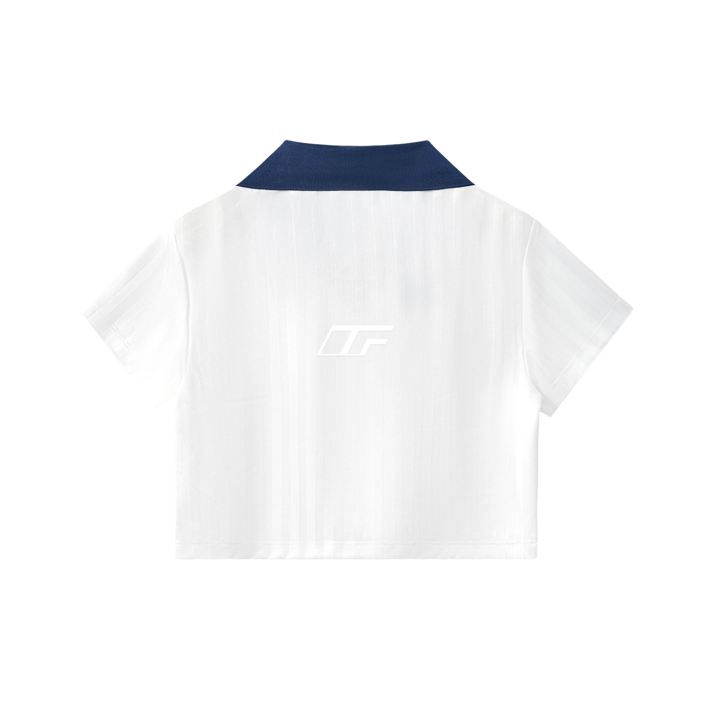 Elevate Your Style with Our Cropped Jersey with Contrast Collar