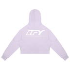 Cropped Zip-Through Hoodie