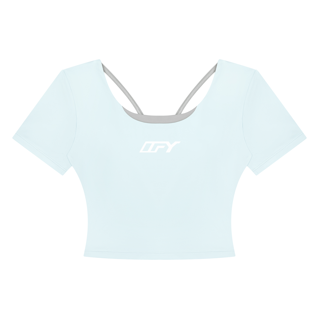 Colour Block Yoga T-Shirt