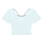Women's Color Block Yoga T-Shirt