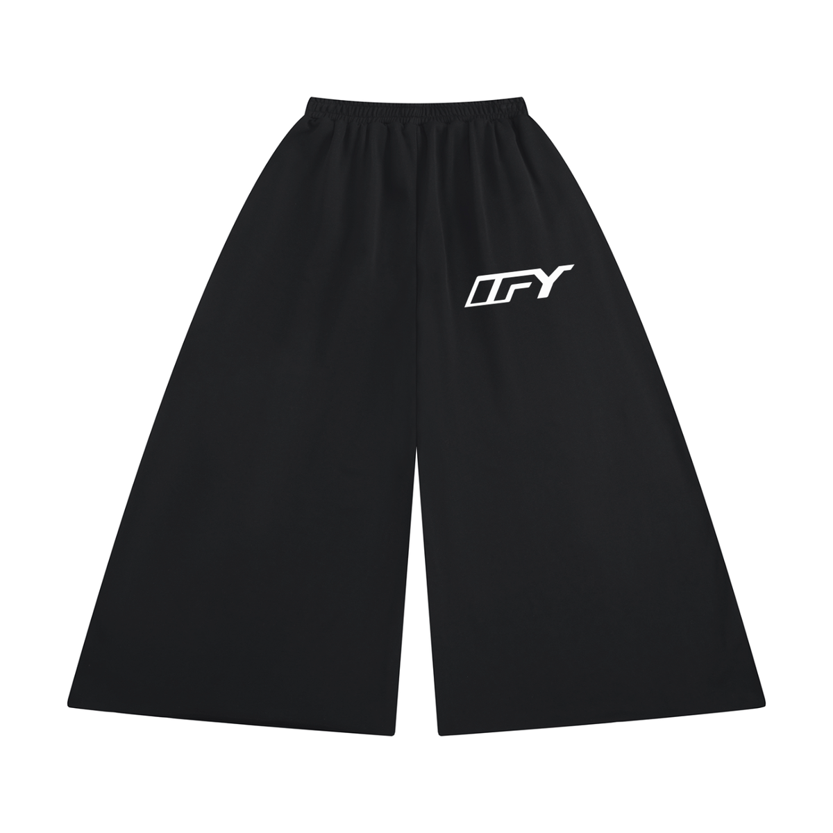 Women's Raw Edge Wide Leg Sweatpants