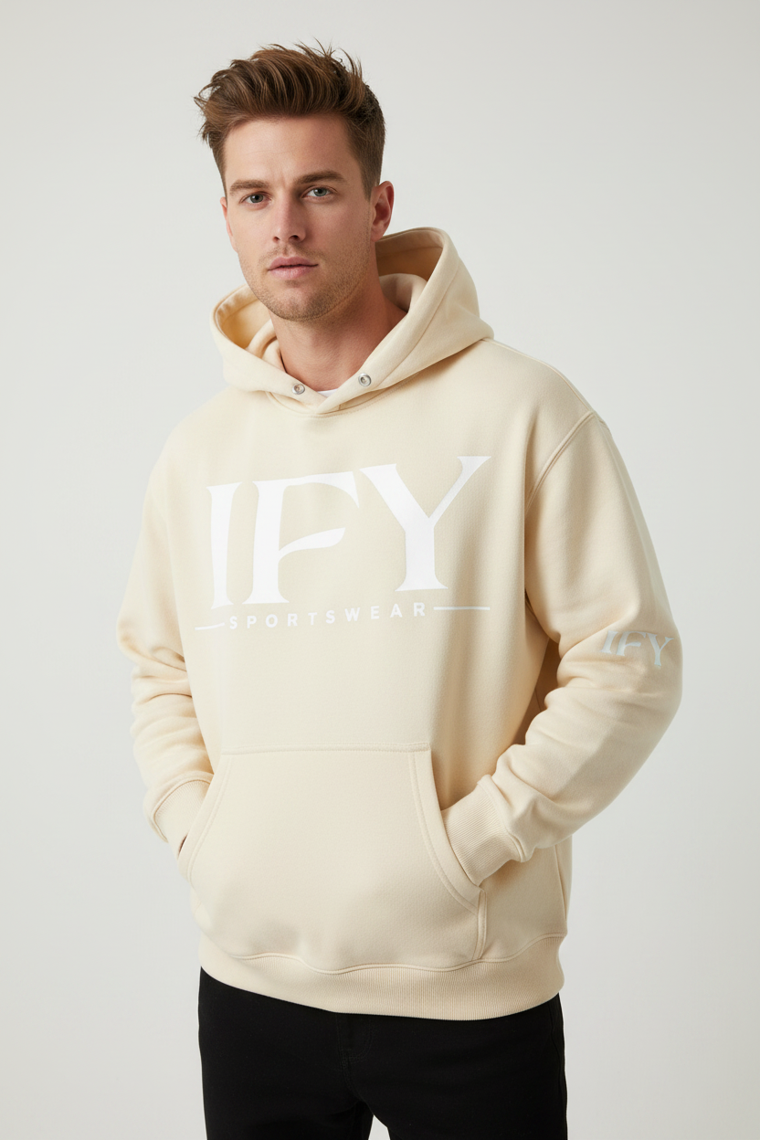 Essential Oversized Boxy Fit Fleece Hoodie