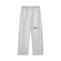 Stay Cozy in Style with Our Contrast-Stitched Fleece Sweatpants