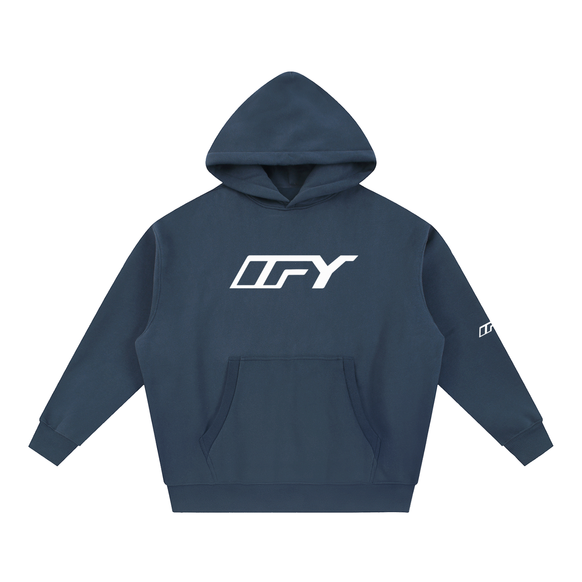 Essential Oversized Boxy Fit Fleece Hoodie