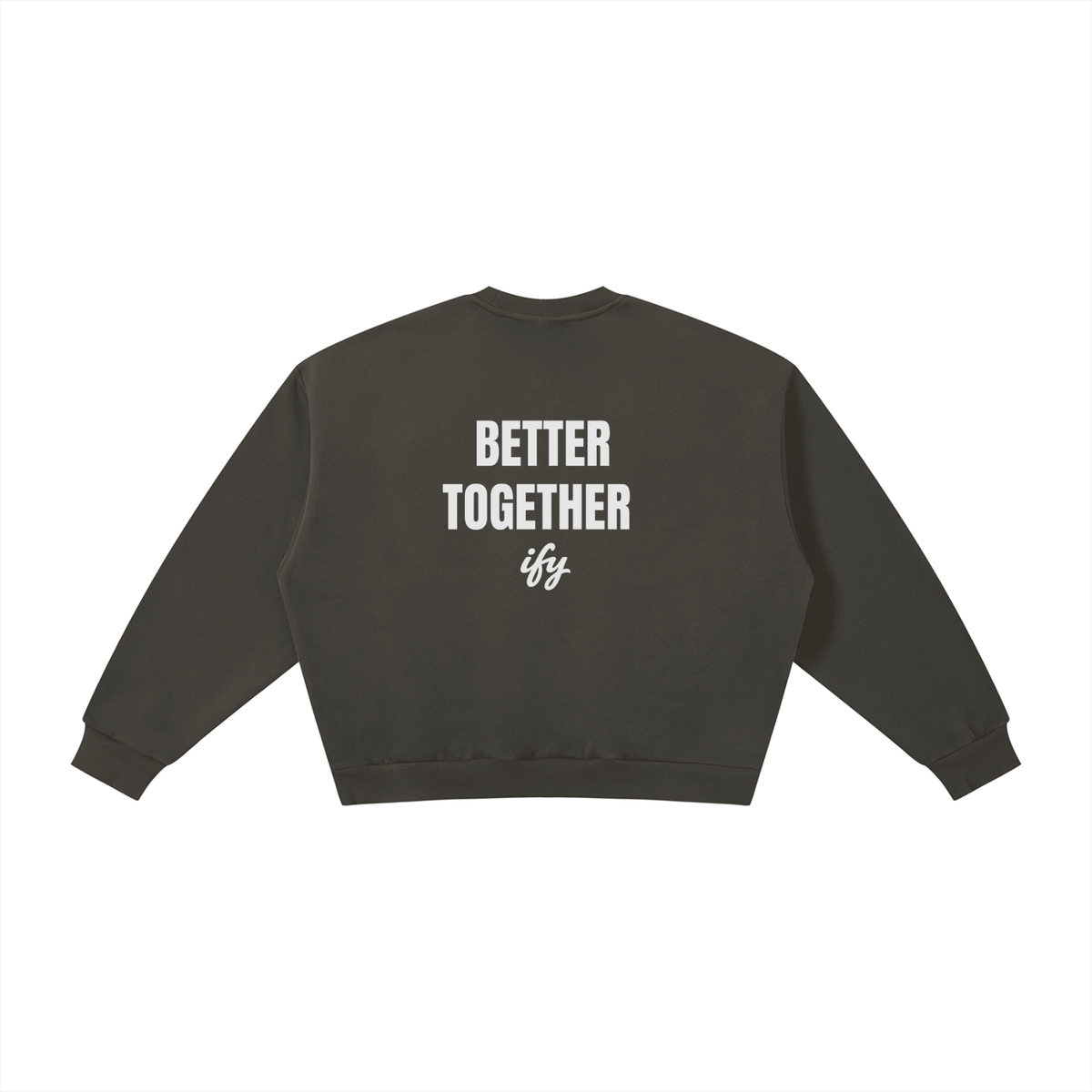 Boxy Fleece Crewneck Sweatshirt