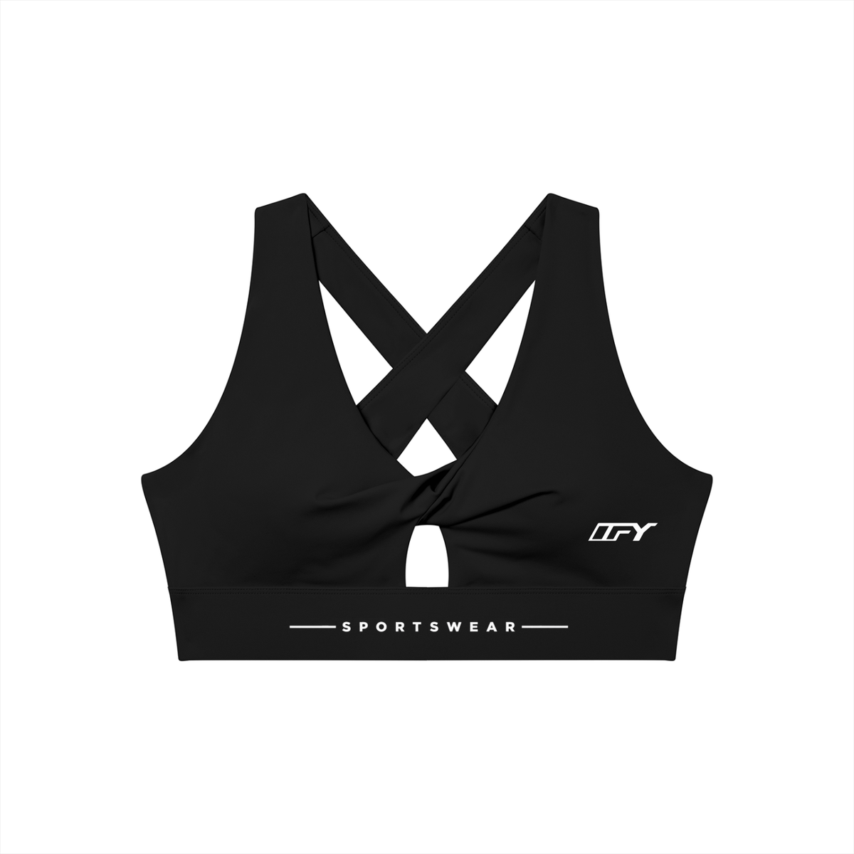 Elevate Your Workout with Our Women's Twist Front Sports Bra