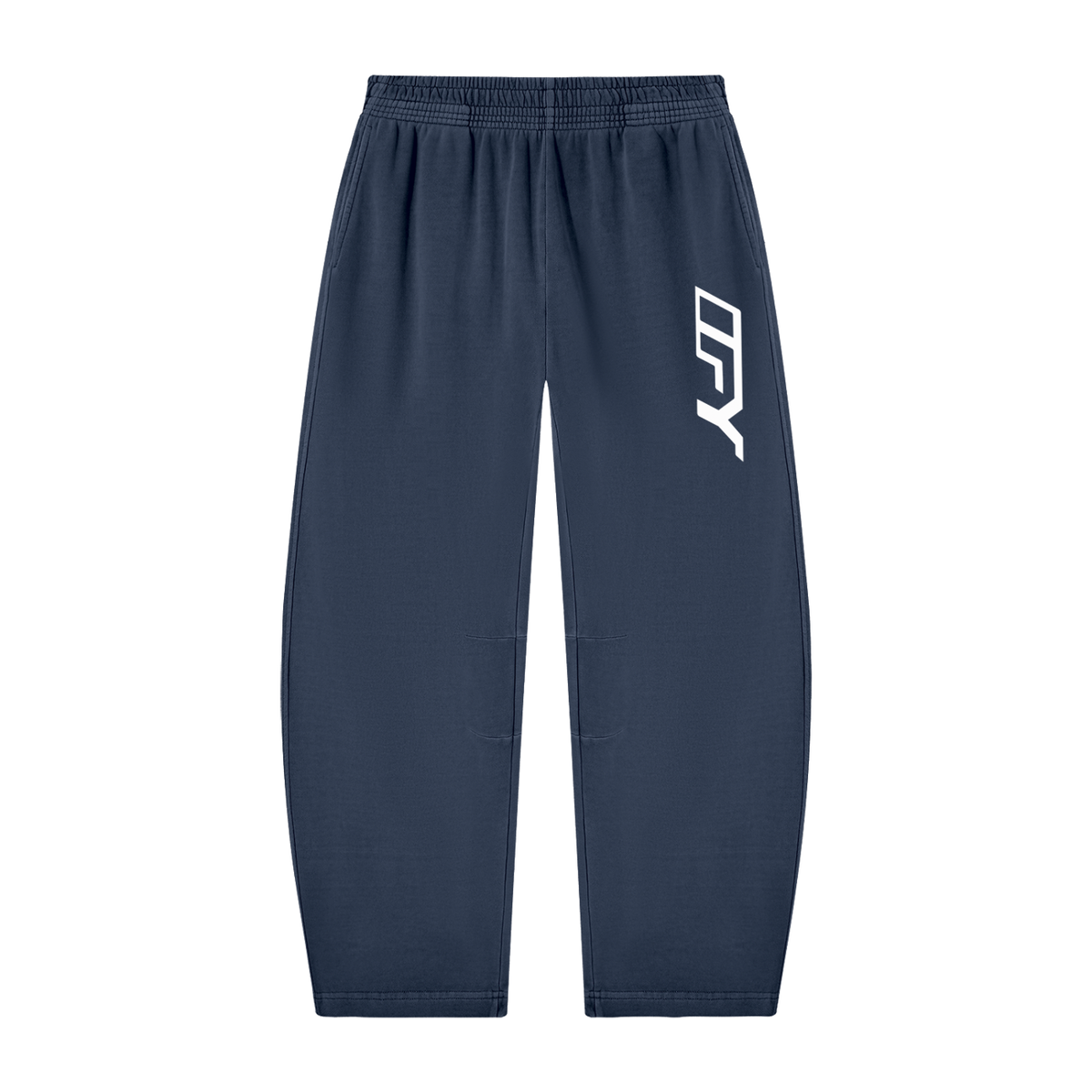 Unisex Vintage Washed Barrel Leg Sweatpants