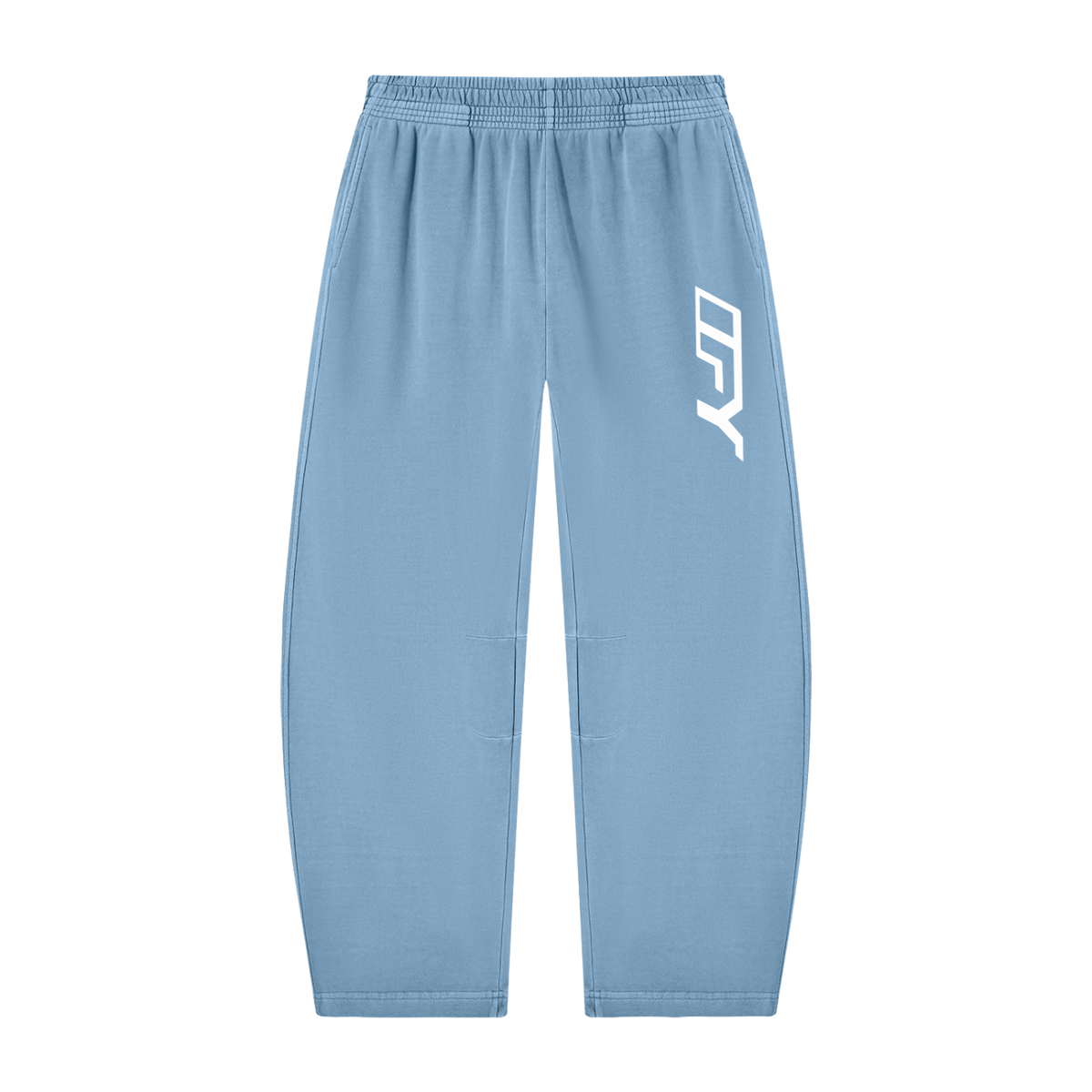 Unisex Vintage Washed Barrel Leg Sweatpants