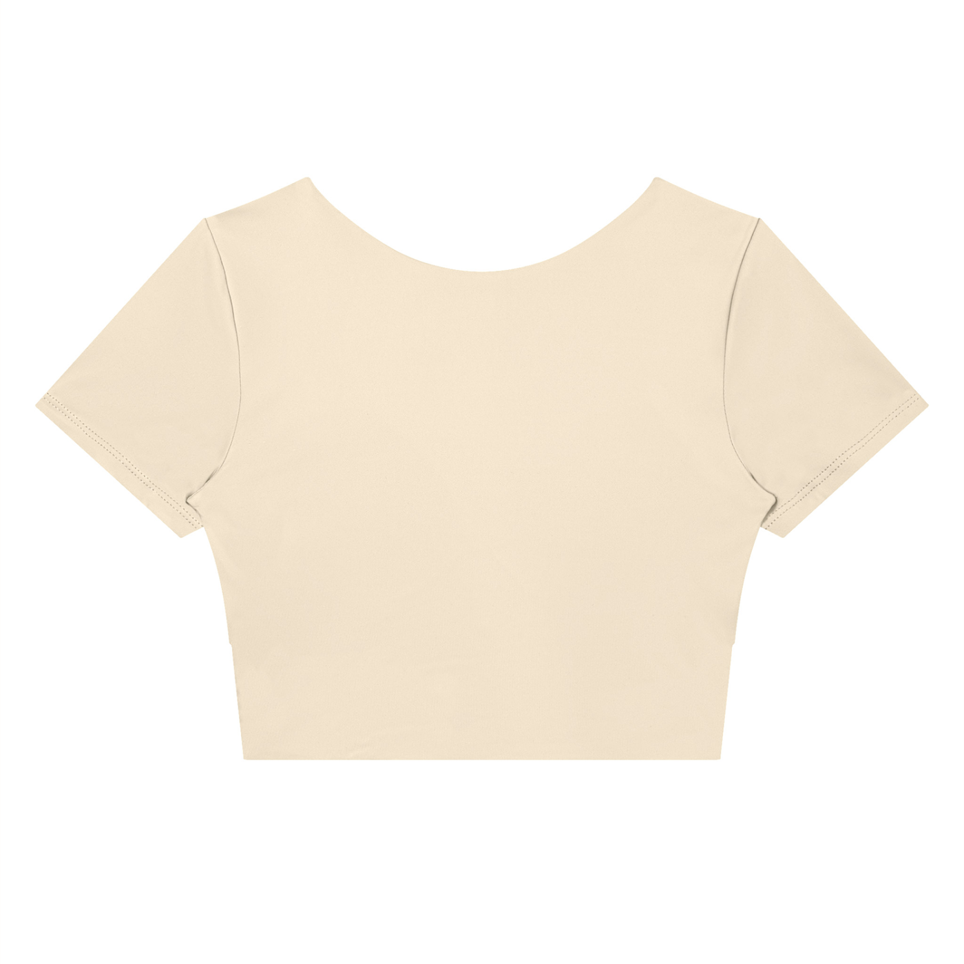 Women's Panelled Crop Yoga T-Shirt