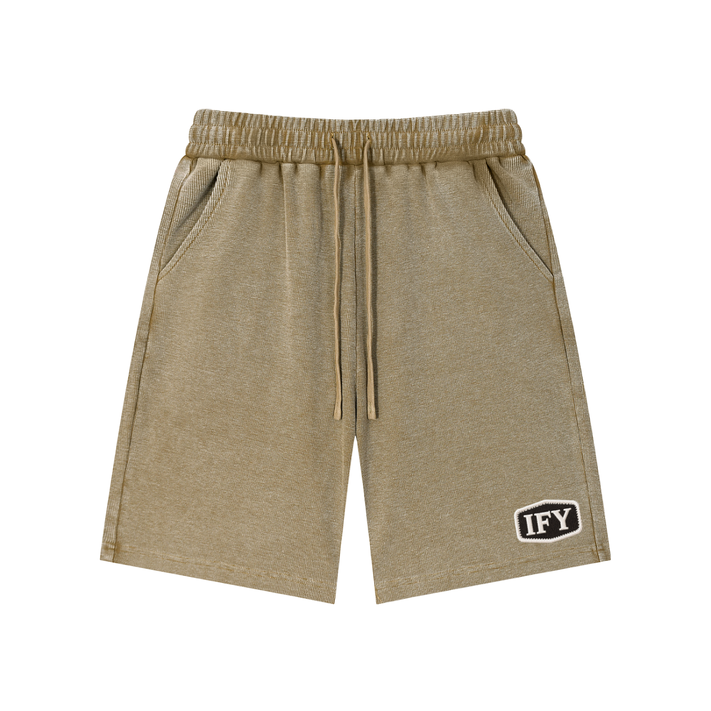 Mineral Wash Waffle Knit Shorts