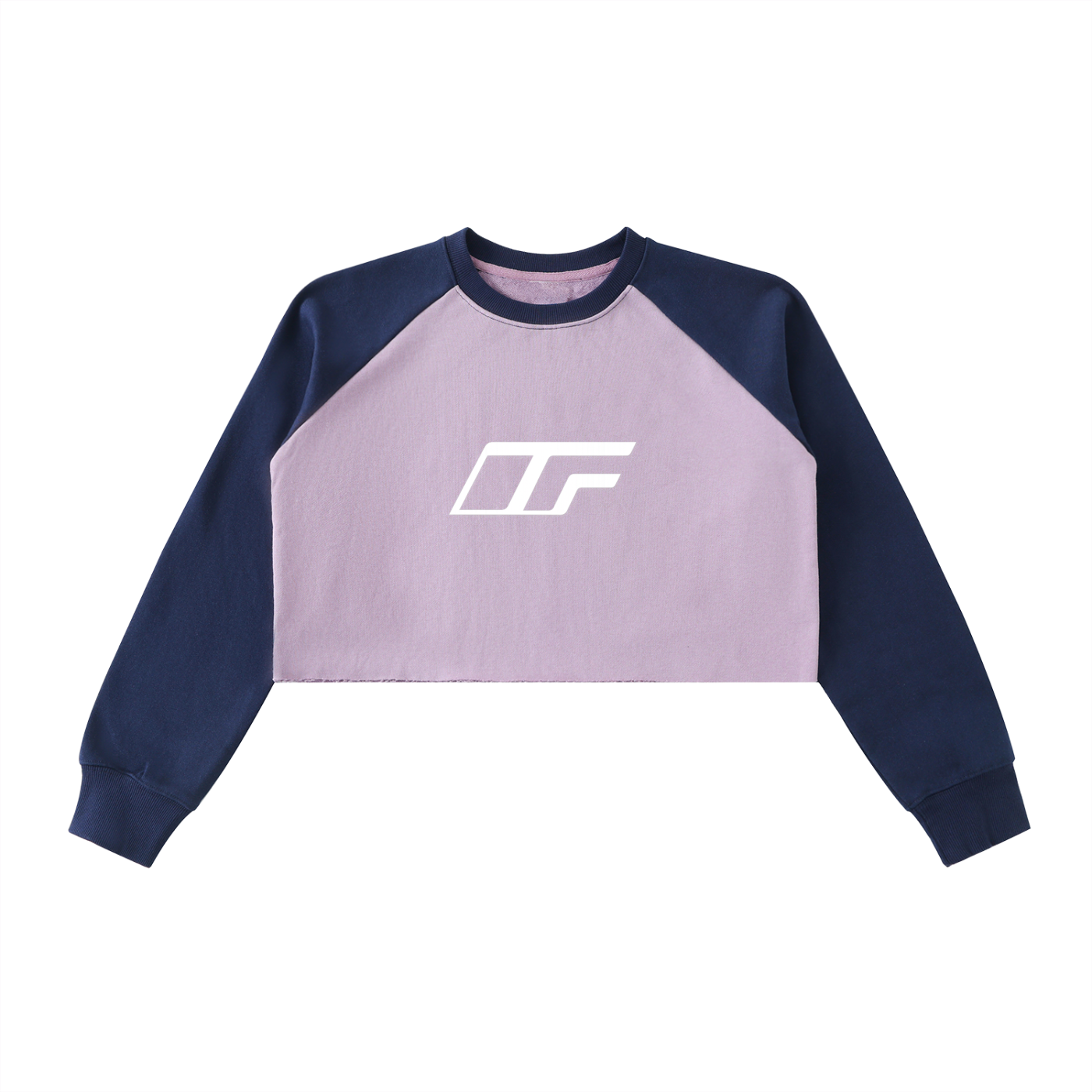 Elevate Your Style with Our Color-Block Crop Sweatshirt