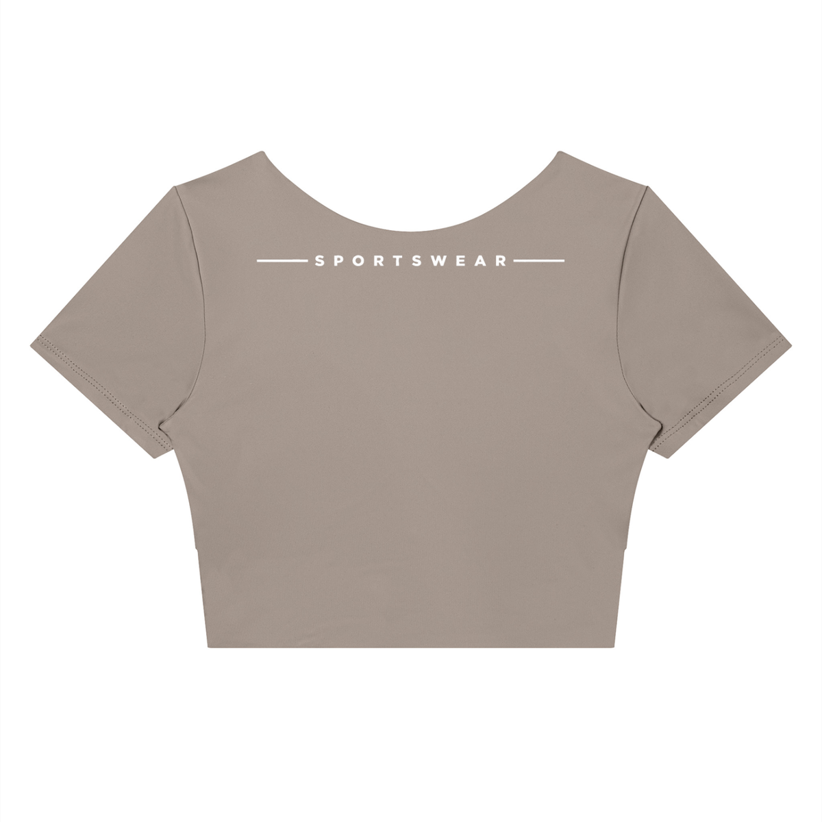Women's Panelled Crop Yoga T-Shirt