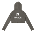 Vintage Washed Raw Edge Hoodie - Premium Fleece Gym Hoodie | BRACE