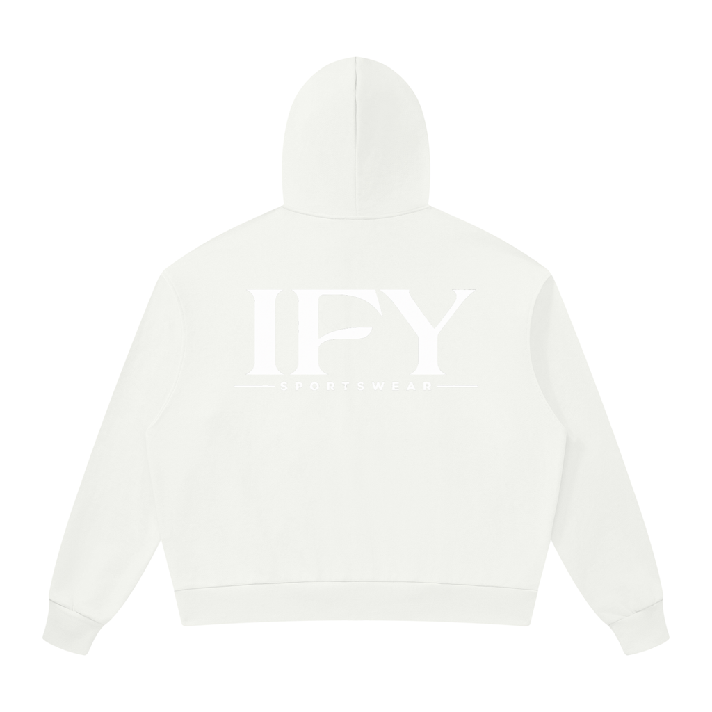 Unisex Drop Shoulder Full Zip Hoodie - Comfort Meets Style for Every Occasion