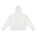 Unisex Boxy Piping Fleece Hoodie