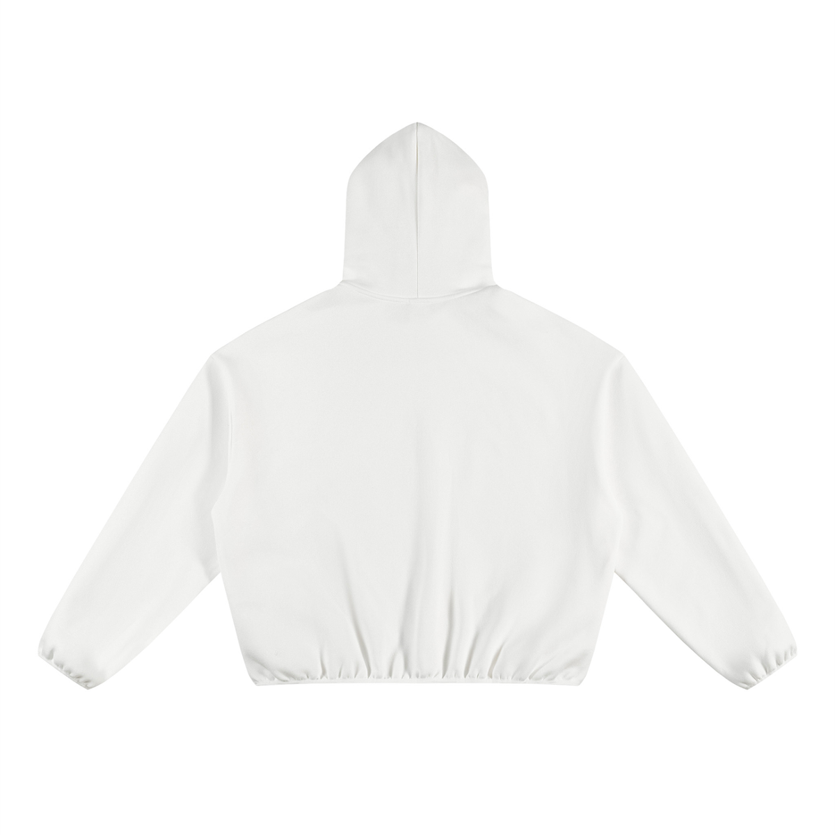 Unisex Boxy Piping Fleece Hoodie