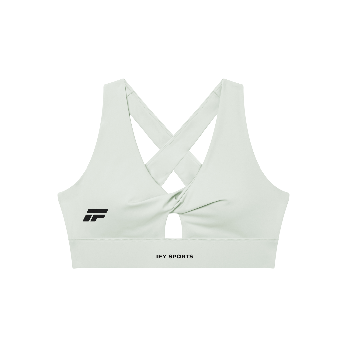 Women's Twist Front V-Neck Sports Bra