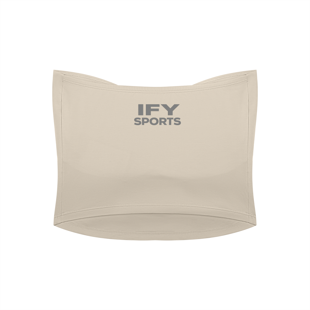Women's Ruched Cropped Tube Top