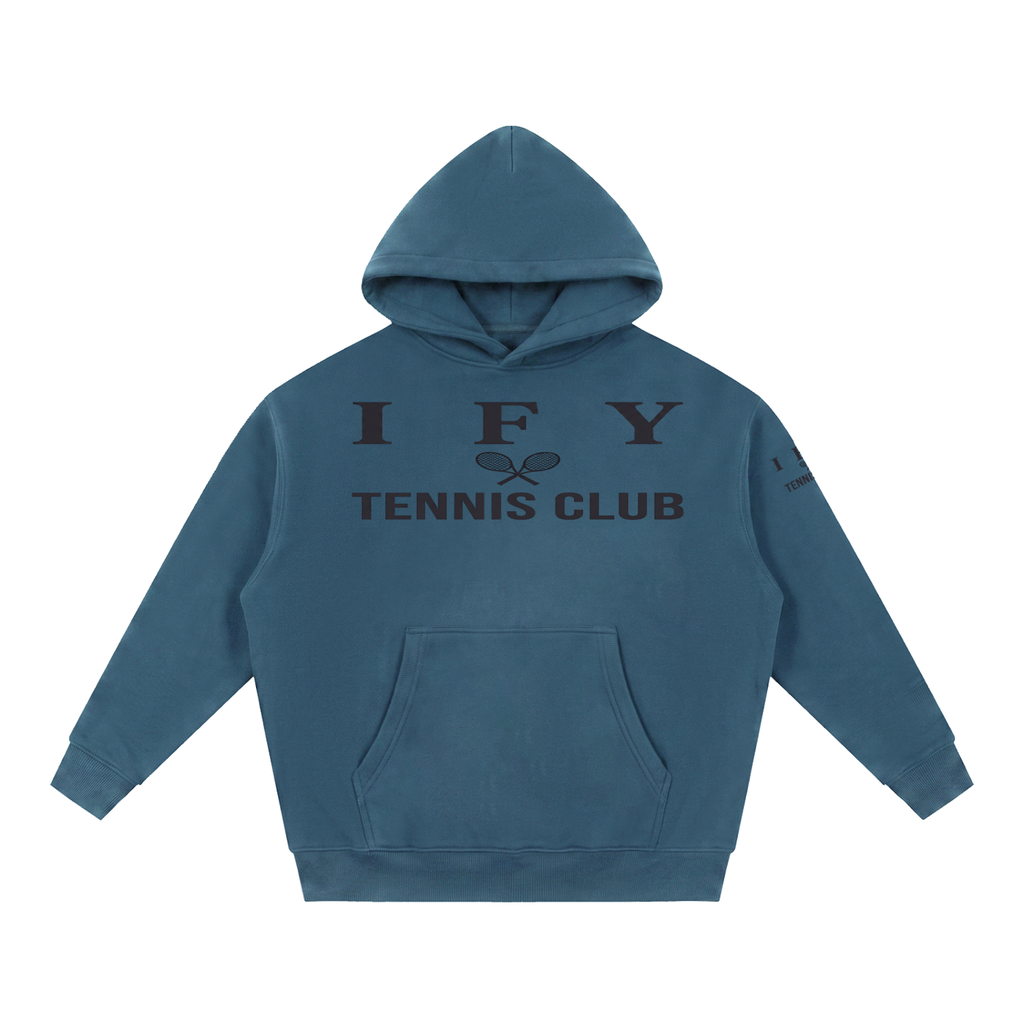 Oversized Boxy-Fit Fleece Hoodie