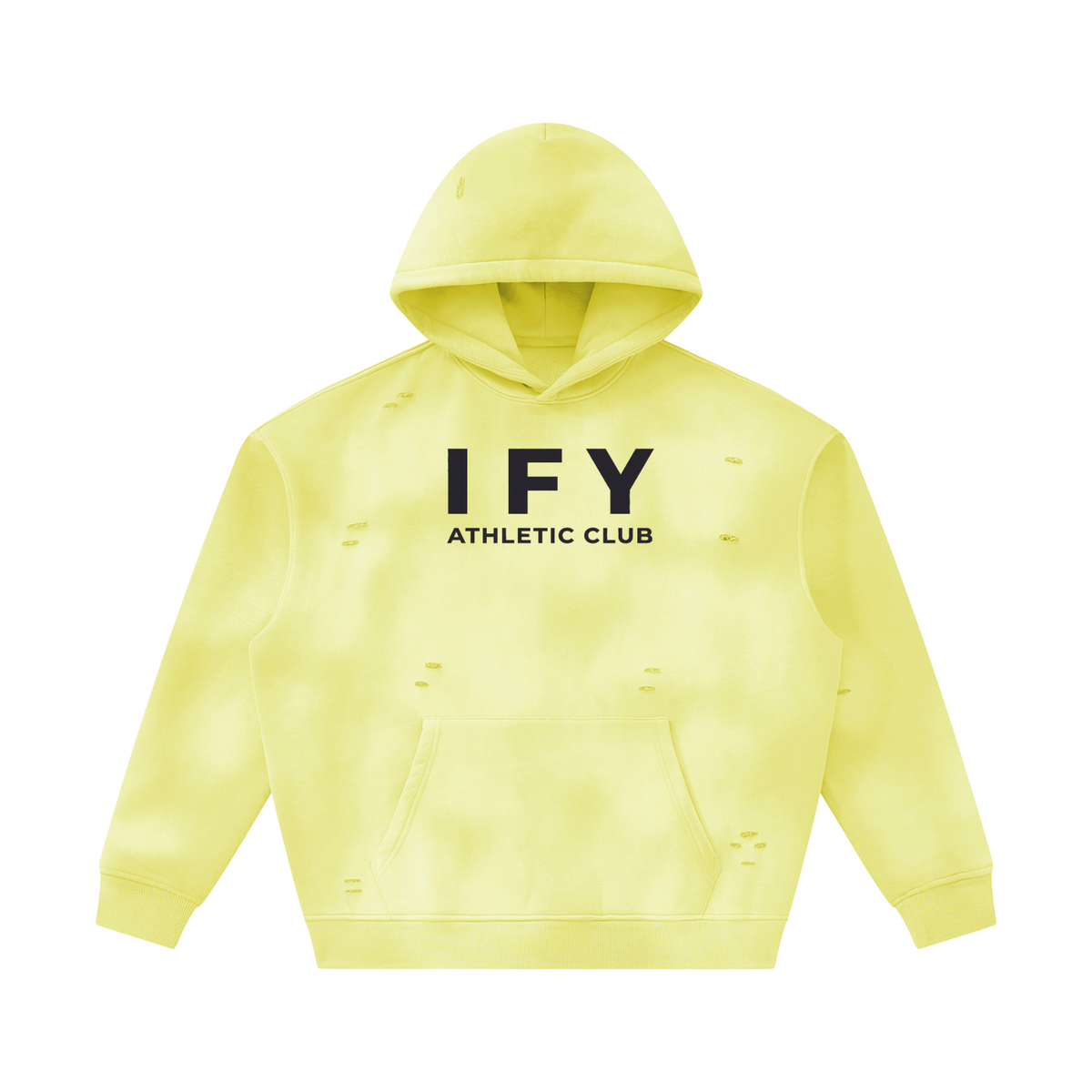 Frayed Fleece Hoodie