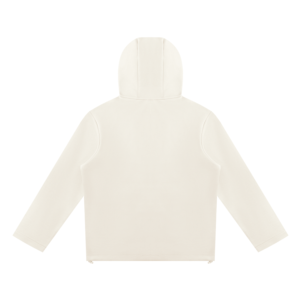 Unisex Paneled Full Zip Hoodie