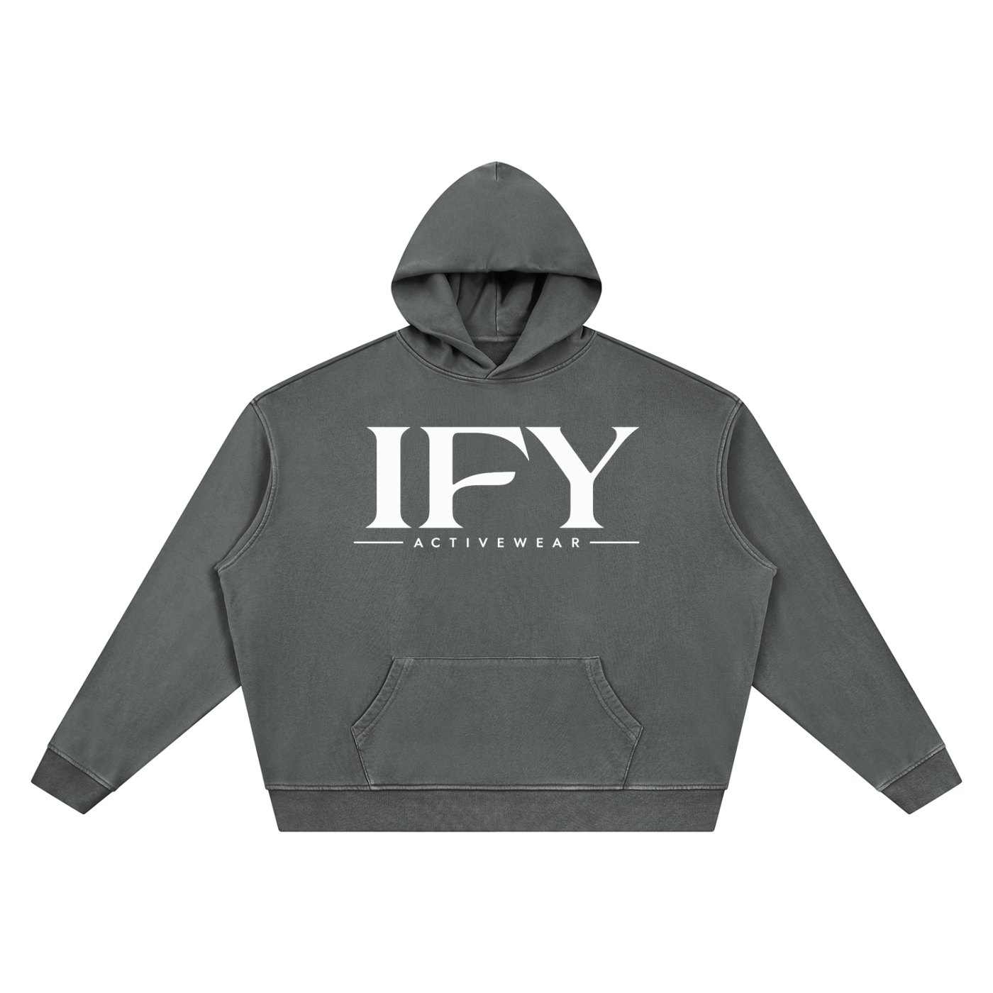Unisex Vintage Wash Boxy Hoodie