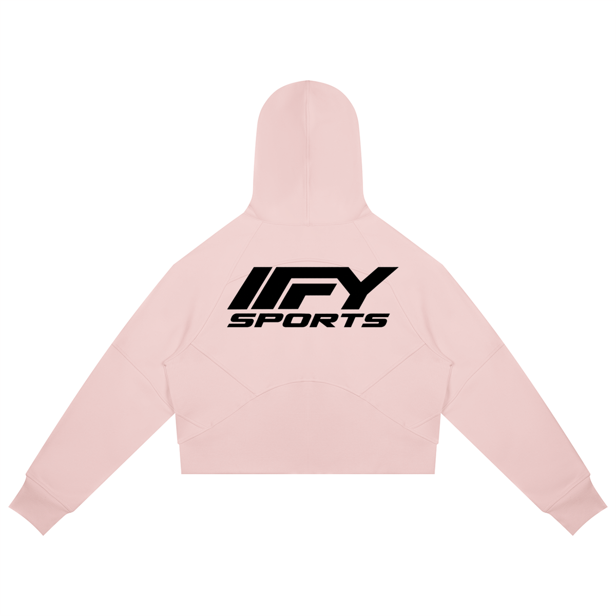 Cropped Zip Hoodie & Wide-Leg Fleece Set
