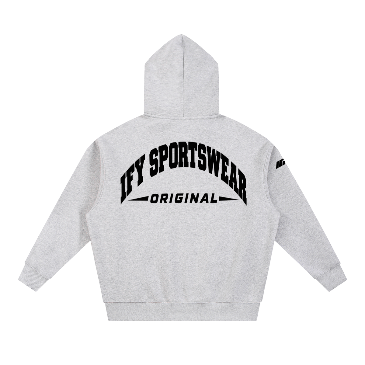 Oversized Boxy-Fit Fleece Hoodie